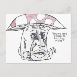 Cartão Postal De Festividades Mushroom Man Therapy