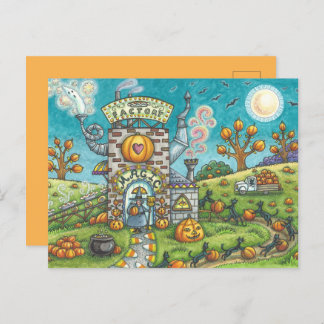 Cartão Postal De Festividades MYSTICAL MAGIC PIE FATORY Engraçado Cats Negros, B