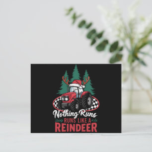 Cartão Postal De Festividades Nada Funciona Como Um Trator De Natal De Rebelde