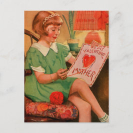 Cartão Postal De Festividades Namorados à mãe