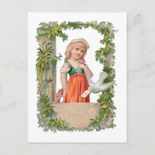Cartão Postal De Festividades Namorados antigo