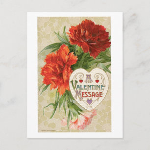 Cartão Postal De Festividades Namorados antigo