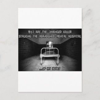 Cartão Postal De Festividades Namorados assustador