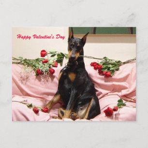 Cartão Postal De Festividades Namorados Dobercard
