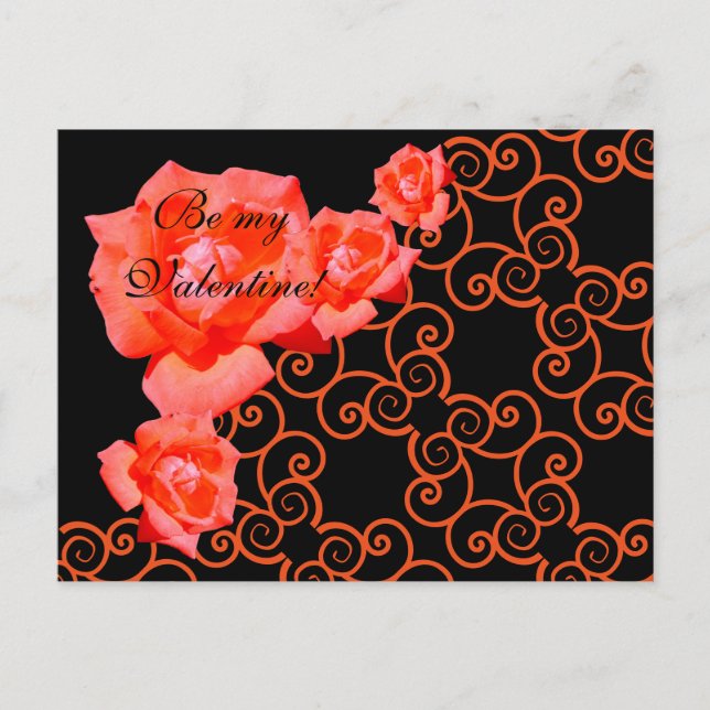 Cartão Postal De Festividades Namorados malvado, (Frente)