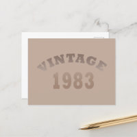 Nascer em presente de aniversário de 1983