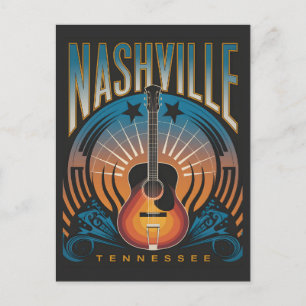 Cartão Postal De Festividades Nashville, TN - Music City USA