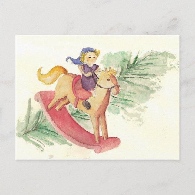 Cartão Postal De Festividades Natal (Frente)