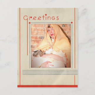 Cartão Postal De Festividades natal