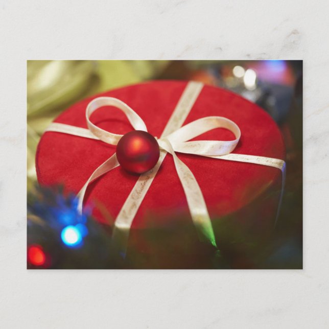 Cartão Postal De Festividades Natal (Frente)