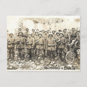 Cartão Postal De Festividades Natal 1917