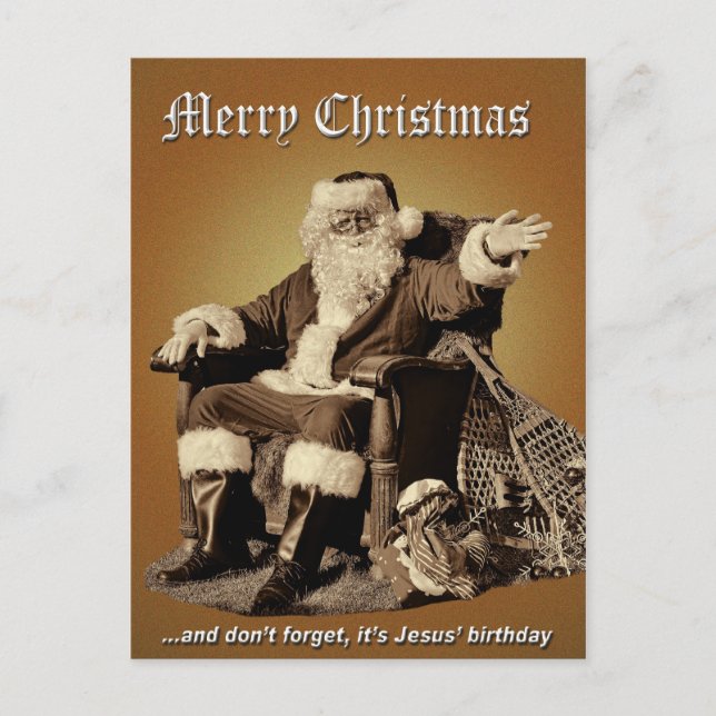 CARTÃO POSTAL DE FESTIVIDADES NATAL #5B (Frente)