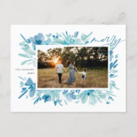 Natal Abstrato azul-feliz