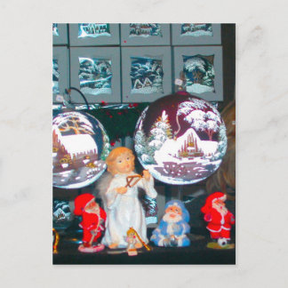 Cartão Postal De Festividades Natal Alemão, Mercado de Natal Heidelberg