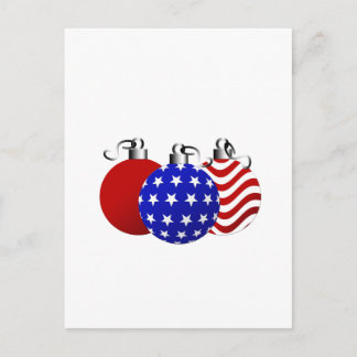 Cartão Postal De Festividades Natal Americano