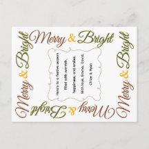 Natal Clássico e Alegre Festivo Retrô de Natal