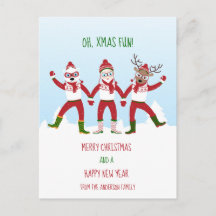 Natal com Papai Noel, Rudolph, Urso Polar