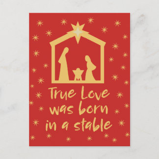 Cartão Postal De Festividades Natal Cristão Natividade Jesus Religiosa