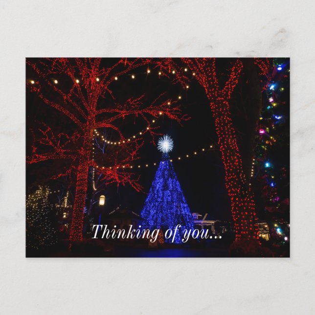 Cartão Postal De Festividades Natal da Cidade do Dólar (Frente)