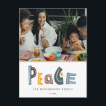 Cartão Postal De Festividades Natal da Cinza Amarela Pastel Scandi<br><div class="desc">Se precisar de mais alguma personalização,  por favor,  sinta-se à vontade para me enviar uma mensagem em yellowfebstudio@gmail.com.</div>