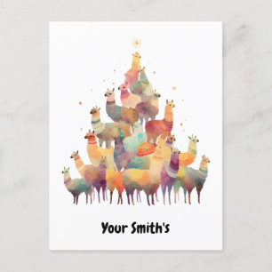 Cartão Postal De Festividades Natal de lama