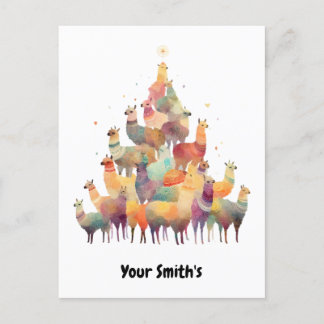 Cartão Postal De Festividades Natal de lama