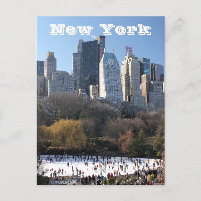 CARTÃO POSTAL DE FESTIVIDADES NATAL DE NOVA IORQUE (Frente)