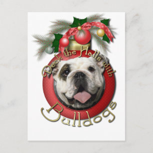 Cartão Postal De Festividades Natal - Deck the Halls - Bulls