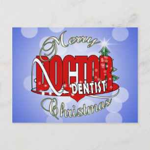 CARTÃO POSTAL DE FESTIVIDADES NATAL DENTISTA