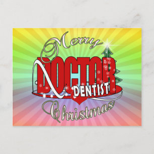 CARTÃO POSTAL DE FESTIVIDADES NATAL DENTISTA