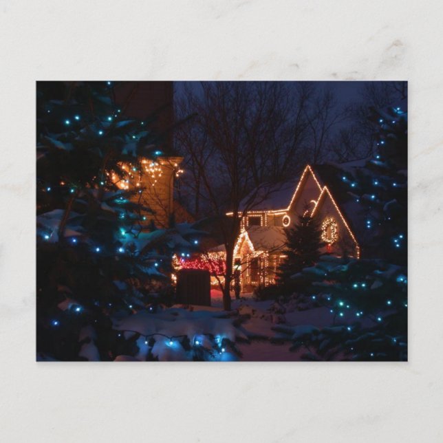 Cartão Postal De Festividades Natal do livro de histórias (Frente)