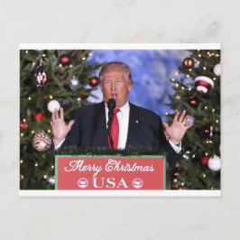 Cartão Postal De Festividades Natal do trunfo