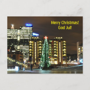 Cartão Postal De Festividades Natal em Oslo, Noruega