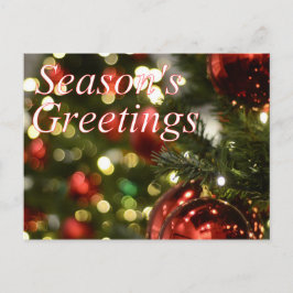 Cartão Postal De Festividades Natal festivo
