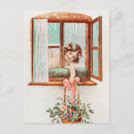 Cartão Postal De Festividades Natal na França