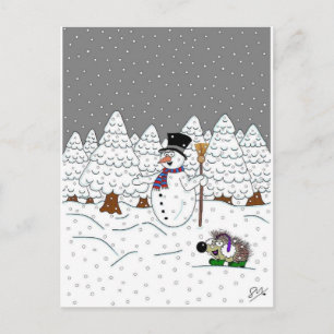 Cartão Postal De Festividades Natal na Madeira de Árvore Mágica