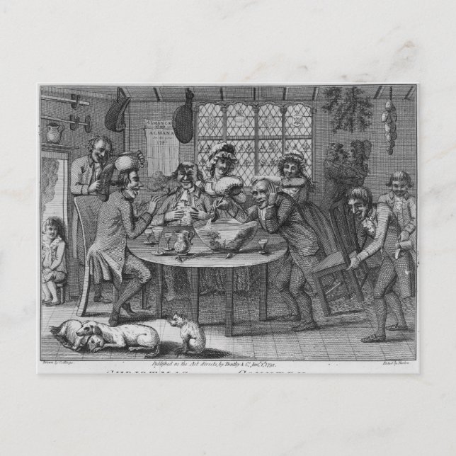 Cartão Postal De Festividades Natal no País (Frente)