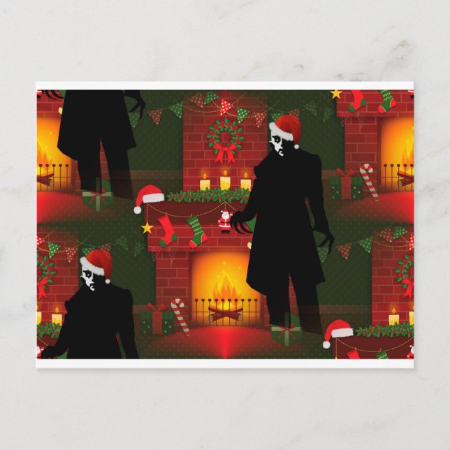 Cartão Postal De Festividades natal nosferatu (Frente)