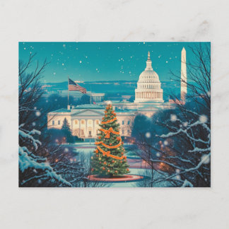 Cartão Postal De Festividades Natal Personalizado em Washington DC