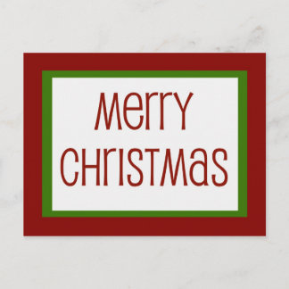 Cartão Postal De Festividades Natal simples