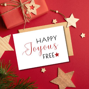 Cartão Postal De Festividades Natal Sóbrio Alegre Mínimo, Natal de Apoio à Sobri
