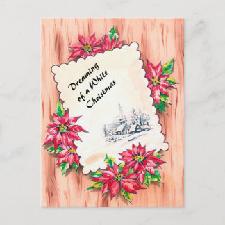 Cartão Postal De Festividades Natal, Sonhando com um Branco
