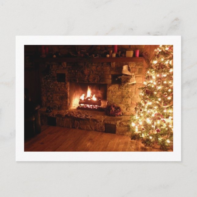 CARTÃO POSTAL DE FESTIVIDADES NATAL TRADICIONAL (Frente)