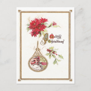 Cartão Postal De Festividades Natal vintage