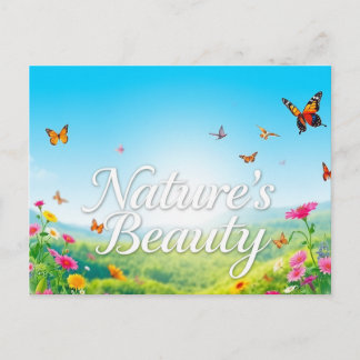 Cartão Postal De Festividades Nature’s Beauty
