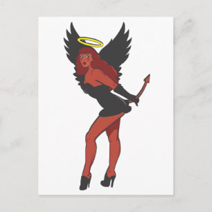 CARTÃO POSTAL DE FESTIVIDADES NAUGHTY OR NICE