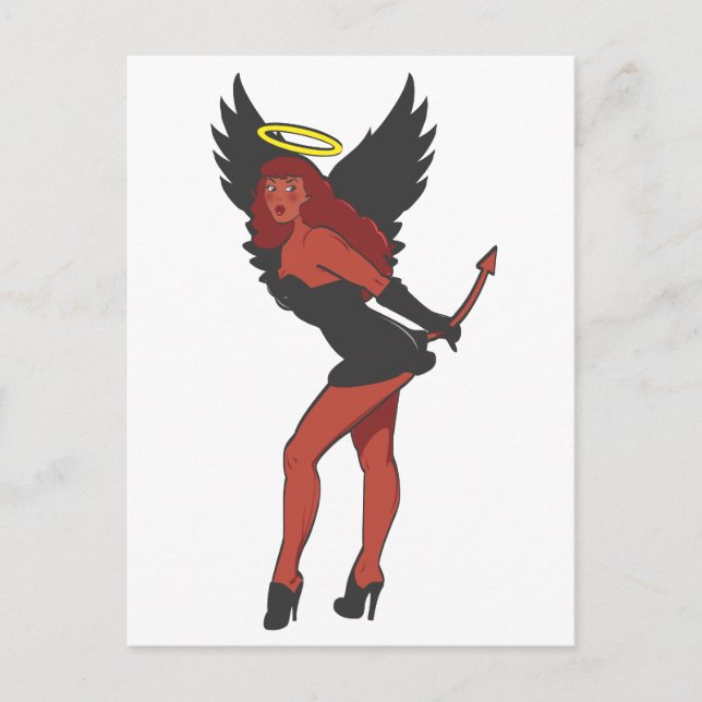 CARTÃO POSTAL DE FESTIVIDADES NAUGHTY OR NICE (Frente)