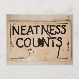 Cartão Postal De Festividades Neat como um pino