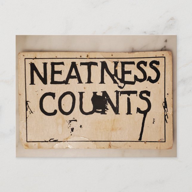 Cartão Postal De Festividades Neat como um pino (Frente)