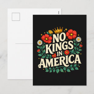 Cartão Postal De Festividades Nenhum Rei América